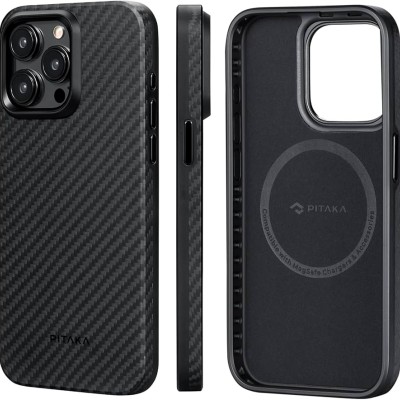 PKG iPhone 15 Pro 6.1 Magnetic Case 4 CARBON FIBER Black