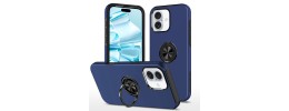 PKG iPhone 16 6.1 Magnet Ring Stand 3 Navy Blue