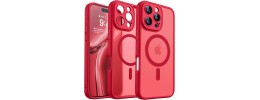 PKG iPhone 16 Pro 6.3 Magnetic Case Red