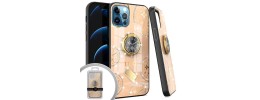 PKG iPhone 12/ 12 PRO 6.1 Bling Ring Case TIME Rose Gold
