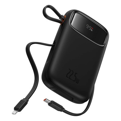 POWER BANK 20000 MAH WITH 2 CABLE