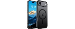 Phone 17 Air Translucent Case w/ Magnetic Ring Black(Premiu