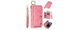 [PolyBag] For iPhone 11 Wallet ID Card Holder - Hot Pink