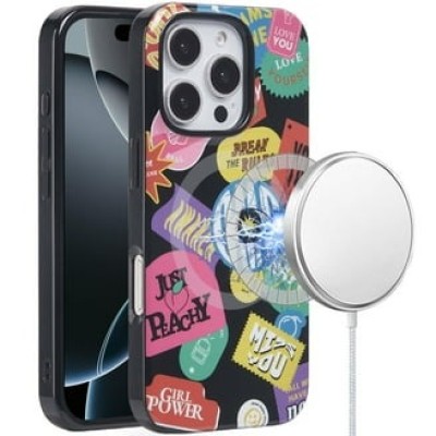 [PolyBag] For iPhone 16 Pro Max 6.9 inch Bling Hybrid Case Cover - E