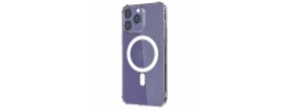 Premium Magsafe Transparent Case w/ Lens Stand01 - Purple