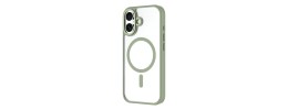 Premium Magsafe Transparent Case w/ Lens Stand01 - Green