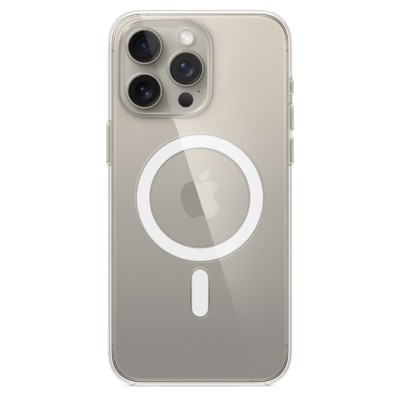 Premium Magsafe Transparent Case w/ Lens Stand01 - White