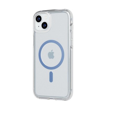 Premium Magsafe Transparent Case w/ Lens Stand01 - Blue