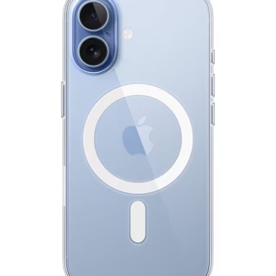 Premium Magsafe Transparent Case w/ Lens Stand01 - Blue