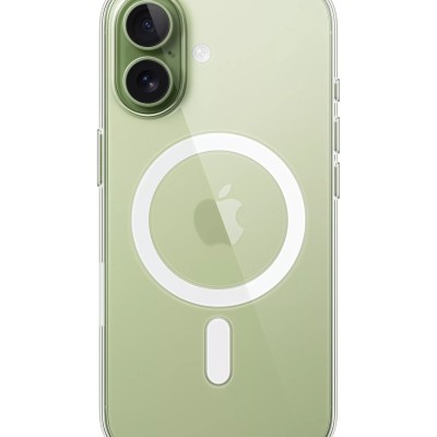 Premium Magsafe Transparent Case w/ Lens Stand01 - Green