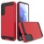 SAMSUNG S22 PLUS Hybrid
Texture Brushed Metal case, Red