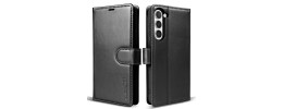 SAMSUNG S23 Plus Leather Wallet Pouch Black