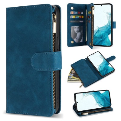 SAMSUNG S23 Plus Premium Fabric Wallet Pouch 6 Card Slots Da