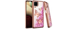 Samsung A12 Chrome Glitter Glitter Case Design #1 (Retail Pa