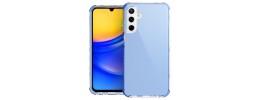 Samsung A15 5G Hybrid Detachable 3 in 1 Tough Clear Case Blu