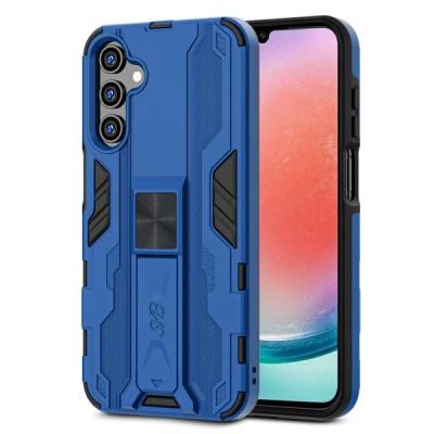 Samsung A15 5G Premium Painted Hybrid 2 in 1 Case Blue