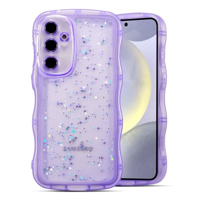 Samsung A15 5G Premium Painted Hybrid 2 in 1 Case Purple