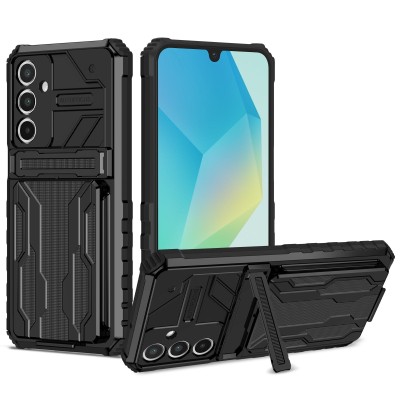 Samsung A16 5G Kick Stand Holster Case w/ Card Slot Blue(Pre