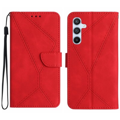 Samsung A16 5G Kick Stand Holster Case w/ Card Slot Red(Prem
