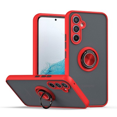 Samsung A35 5G Magnetic W/ Ringstand Cases  Red