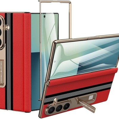 Samsung Z Fold7 Premium Kickstand case Red(Premium Package)