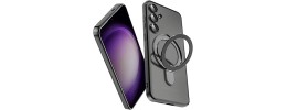 Samsung Galaxy S24 Twisting Magnetic Ring Stand Case w/Camera cover P