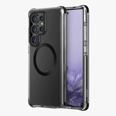 Samsung Galaxy S25 Hybrid Dual Layer Case w/Magnetic Ring Bl