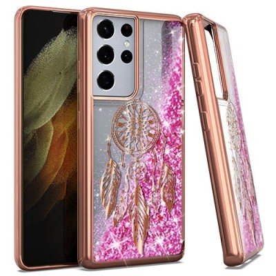 Samsung S21 ULTRA 6.8 Deluxe Wallet w/ Blister Rose Gold