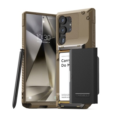 Samsung S24 Ultra Premium Fabric Wallet Pouch 6 Card Slots D