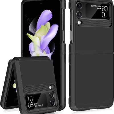 Samsung Z Flip4 Hybrid Dual Layer Case Black