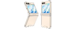 Samsung Z Flip6 Hinged Full Protection Clear Case(Premium P