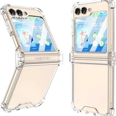 Samsung Z Flip6 Hinged Full Protection Clear Case(Premium P