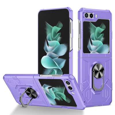 Samsung Z Flip6 Hybrid Shockproof Magnetic RingStand case Re
