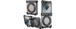 Samsung Z Flip6 Magnetic Ring Stand Cases Black(Premium Pack