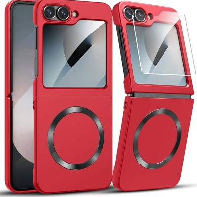 Samsung Z Flip6 Premium Matte Case w/Magsafe Red(Premium Pac