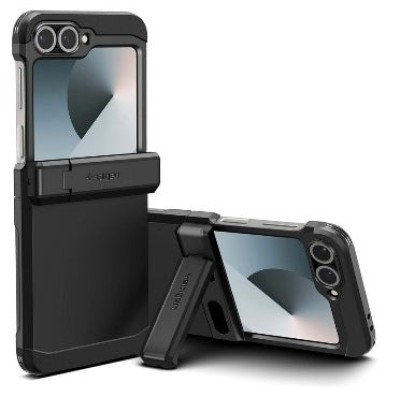 Samsung Z Flip6 Premium Painted Mate Case Black(Premium Pac