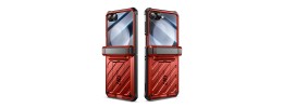 Samsung Z Flip7 Hybrid Dual Layer Case Red(Premium Package)