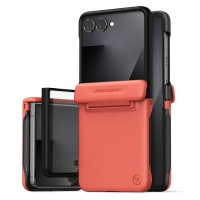 Samsung Z Flip7 Premium Matte Case w/Magnetic Red(Premium Pa