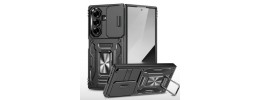 Samsung Z Fold5 Hybrid Dual Layer Case w/Magnetic Ring Stan