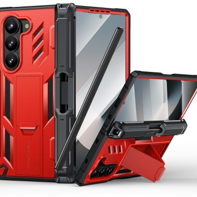 Samsung Z Fold6 Premium Matte Case w/Magsafe Red(Premium Pac