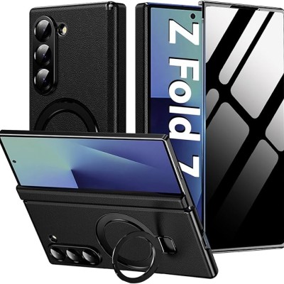 Samsung Z Fold7 Premium Kickstand case Black(Premium Package