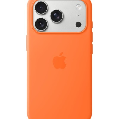 Silicone Magsafe Deluxe w Stand 01 - Orange