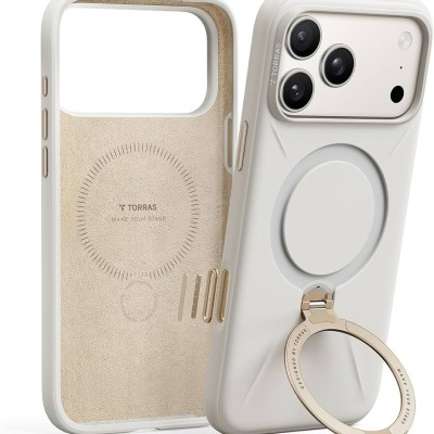 Silicone Magsafe Deluxe w Stand 01 - Silver