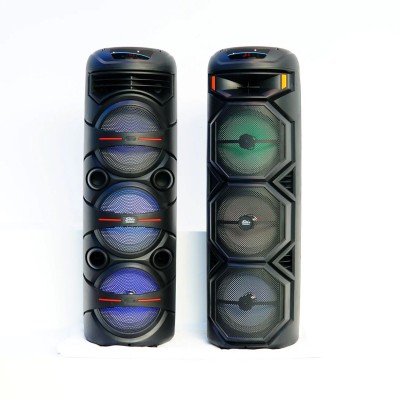 TRIPLE 8INCH WITH WIRELESS MIC  POWER: 30W BATTERY: 3.7V / 4500MAH