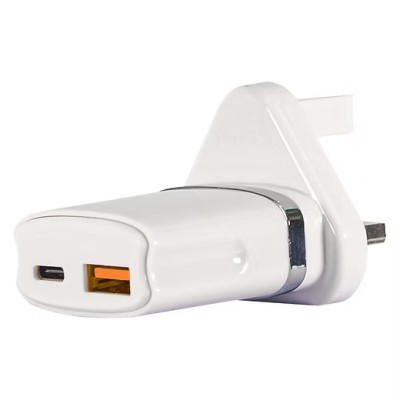 YM-DUAL HOME ADAPTER-PLASTIC COATED