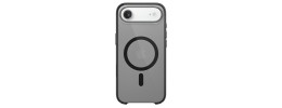 for iP17 AIR Premium Magsafe Silicon w Lens Stand01 - Gray