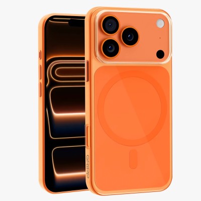 for iP17PM Orange Tech Clear - Orange