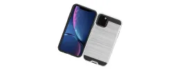 iPhone 11 6.1 Brushed Case Silver