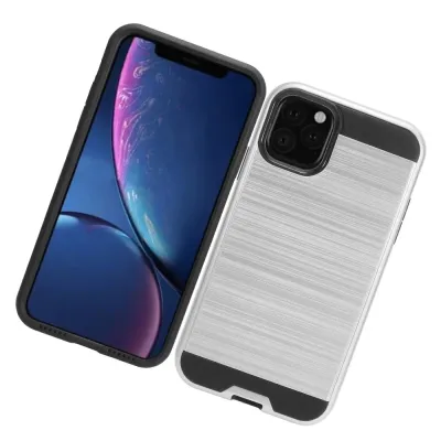 iPhone 11 6.1 Brushed Case Silver