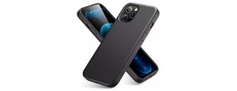 iPhone 12 Pro Max 6.7" Leather Wallet Pouch Black (Retail Pa